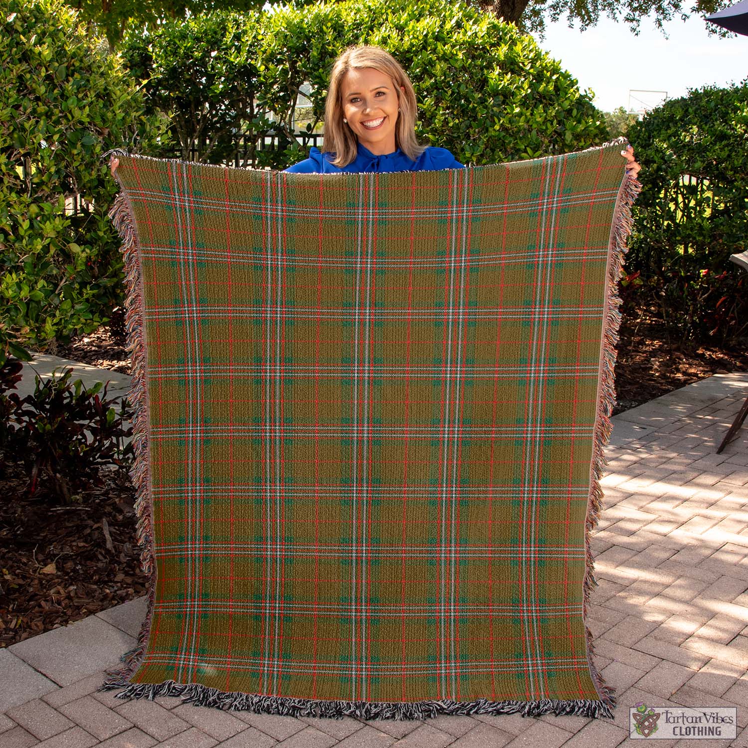 Tartan Vibes Clothing Scott Brown Modern Tartan Woven Blanket