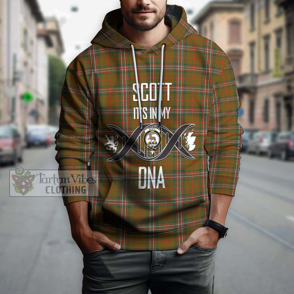 Scott Brown Modern Tartan Hoodie with Family Crest DNA In Me Style Pullover Hoodie - Tartanvibesclothing Shop