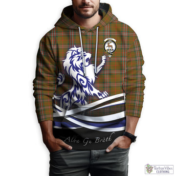 Scott Brown Modern Tartan Hoodie with Alba Gu Brath Regal Lion Emblem