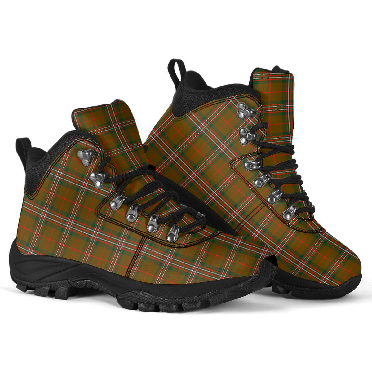 Scott Brown Modern Tartan Alpine Boots - Tartanvibesclothing