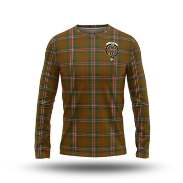 Scott Brown Modern Tartan Long Sleeve T-Shirt with Family Crest