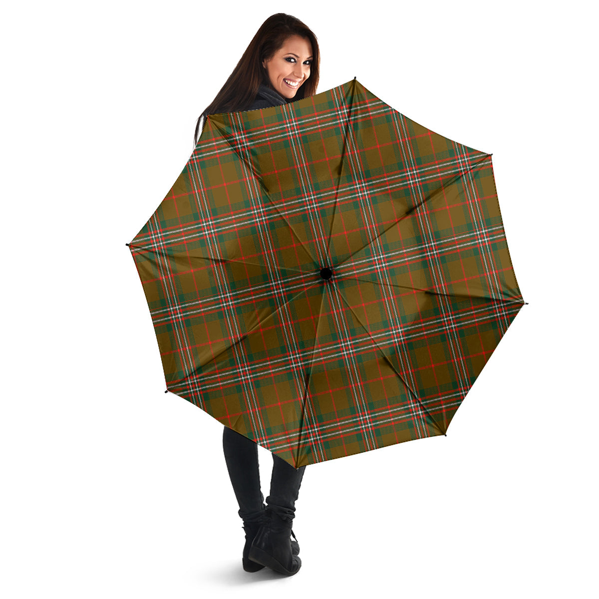 Scott Brown Modern Tartan Umbrella - Tartanvibesclothing