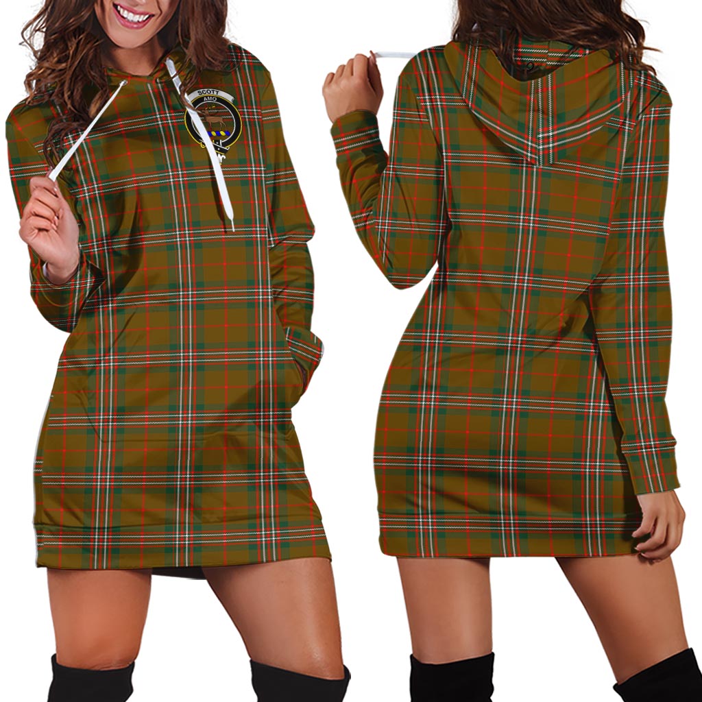 scott-brown-modern-tartan-hoodie-dress-with-family-crest