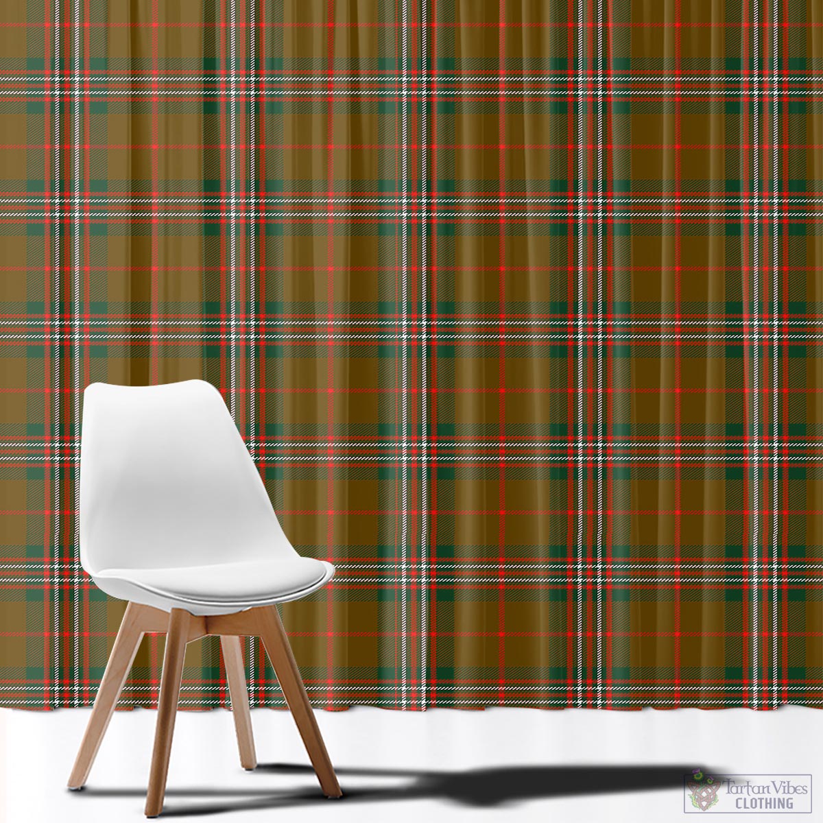 Scott Brown Modern Tartan Window Curtain