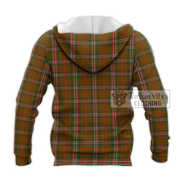 Scott Brown Modern Tartan Knitted Hoodie with Family Crest DNA In Me Style