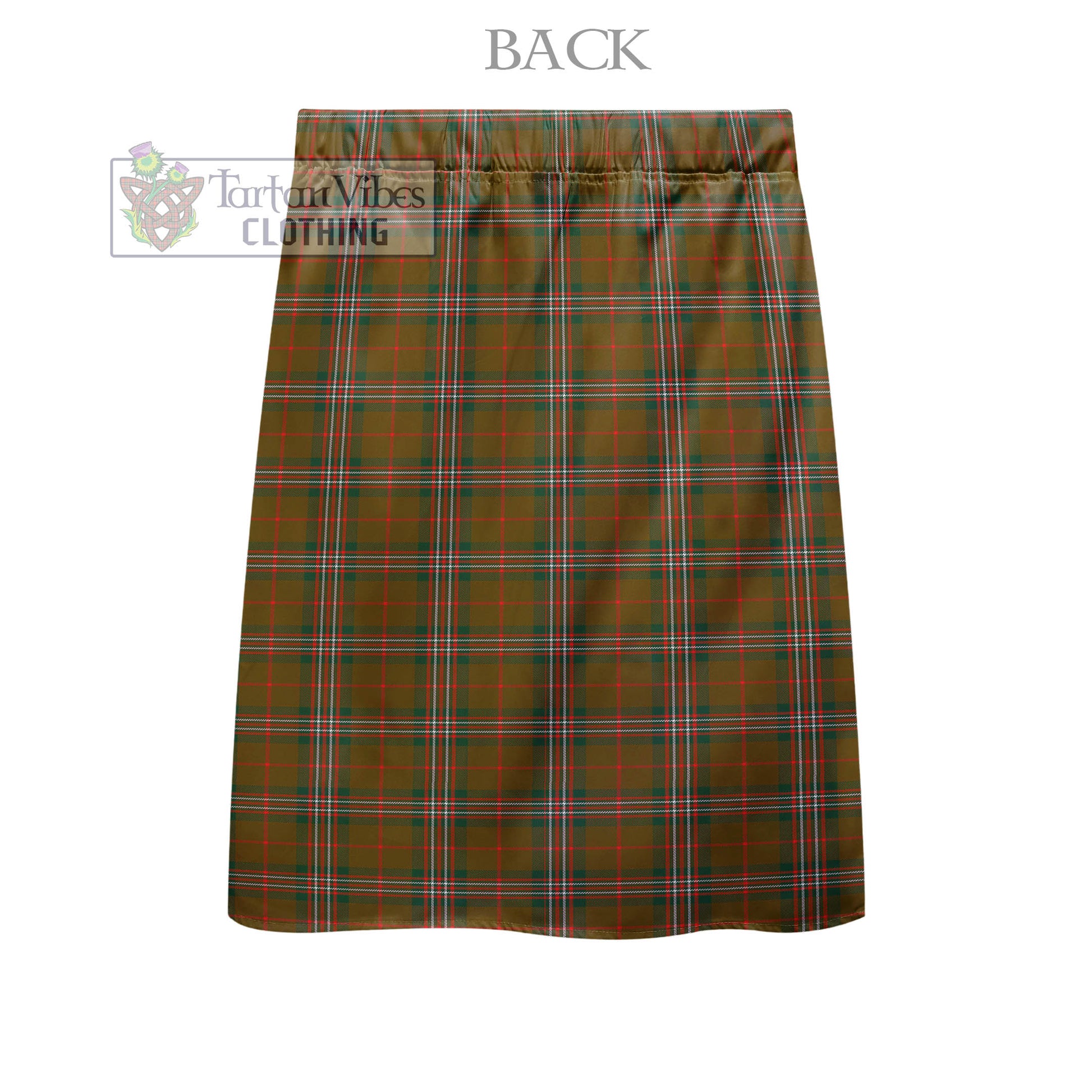 Tartan Vibes Clothing Scott Brown Modern Tartan Men's Pleated Skirt - Fashion Casual Retro Scottish Style