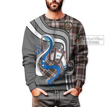 Scott Dress Tartan Sweatshirt with Epic Bagpipe Style