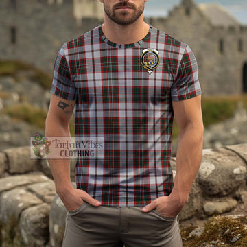 Scott Dress Tartan Cotton T-Shirt with Family Crest