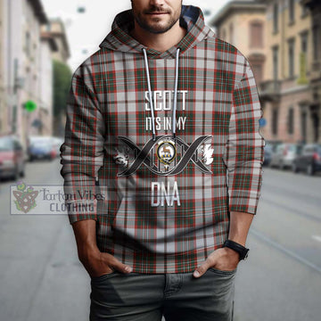 Scott Dress Tartan Hoodie with Family Crest DNA In Me Style