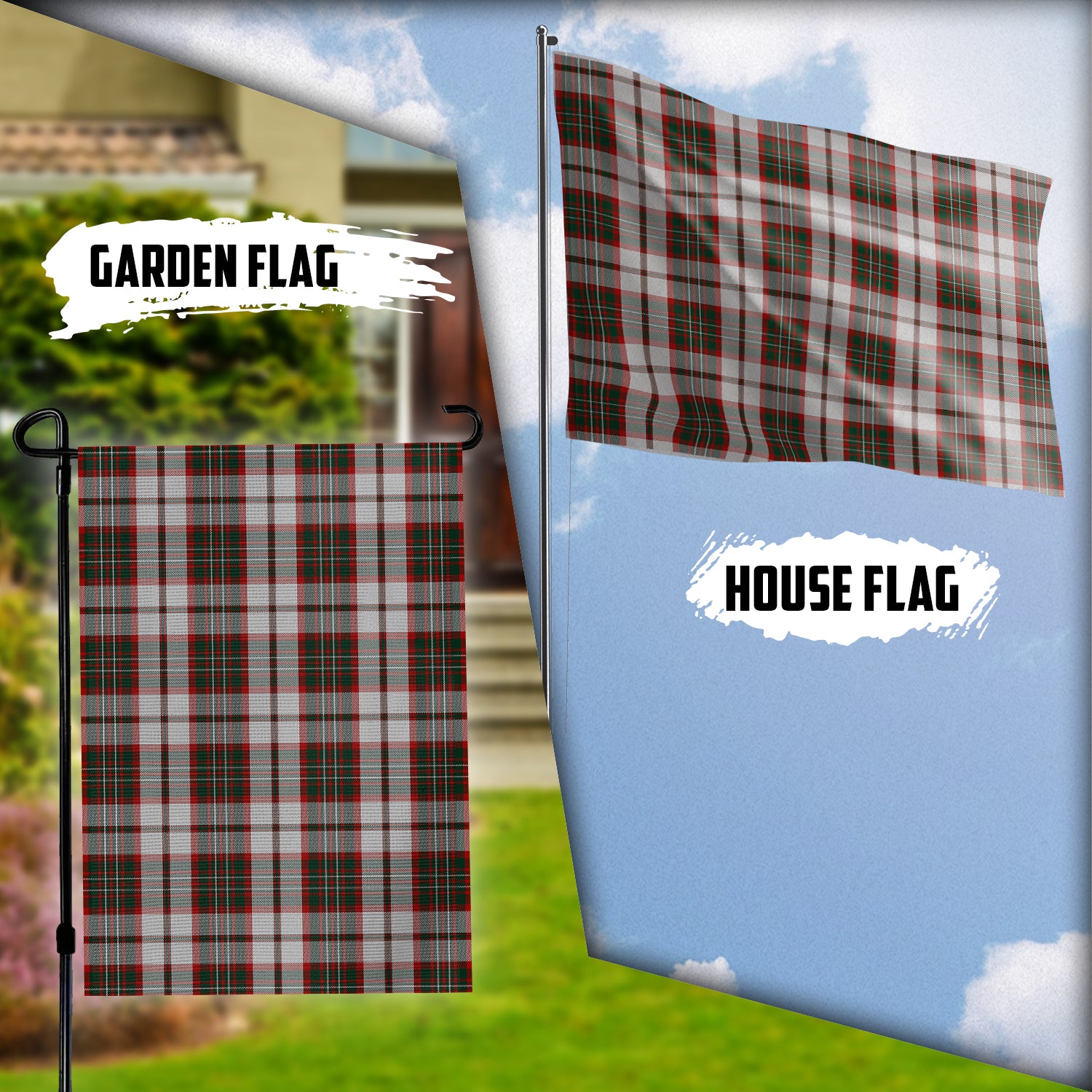 Scott Dress Tartan Flag Garden Flag (Vertical) - Tartan Vibes Clothing