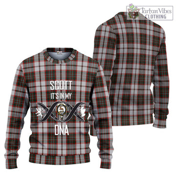 Scott Dress Tartan Ugly Sweater with Family Crest DNA In Me Style