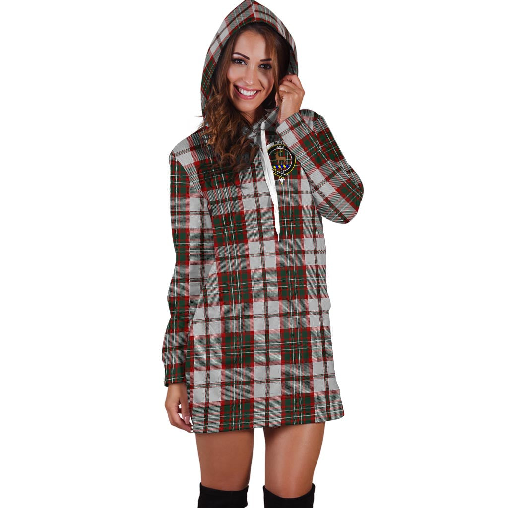 Scott Dress Tartan Hoodie Dress with Family Crest - Tartan Vibes Clothing