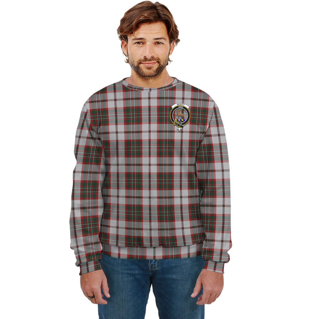 Scott Dress Tartan Sweatshirt with Family Crest Unisex - Tartan Vibes Clothing