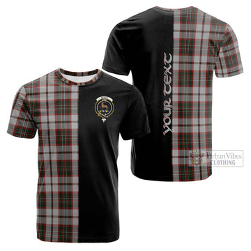 Scott Dress Tartan Cotton T-shirt with Family Crest and Half Of Me Style