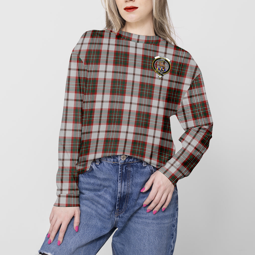 Scott Dress Tartan Sweatshirt with Family Crest - Tartan Vibes Clothing