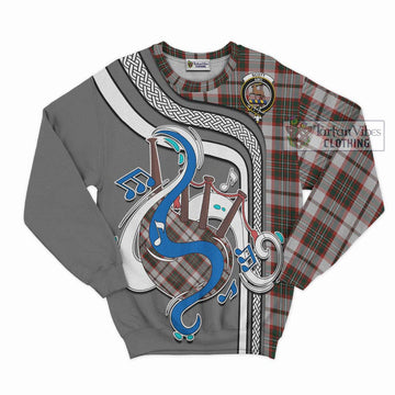 Scott Dress Tartan Sweatshirt with Epic Bagpipe Style