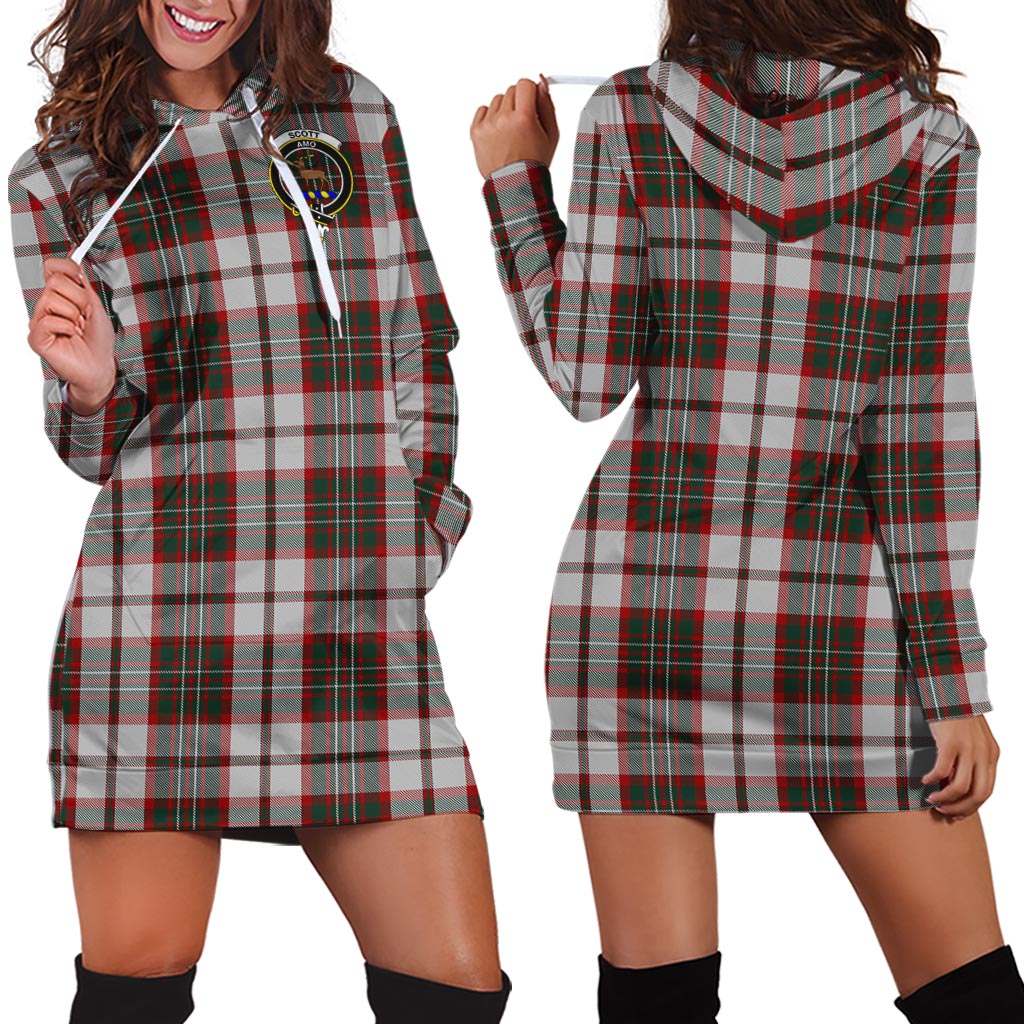 Scott Dress Tartan Hoodie Dress with Family Crest - Tartan Vibes Clothing