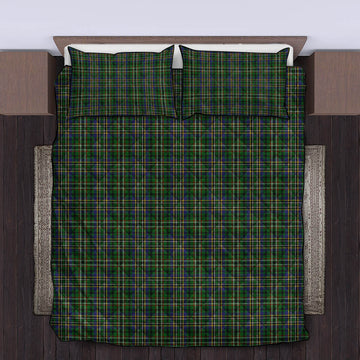 Scott Green Tartan Quilt Bed Set