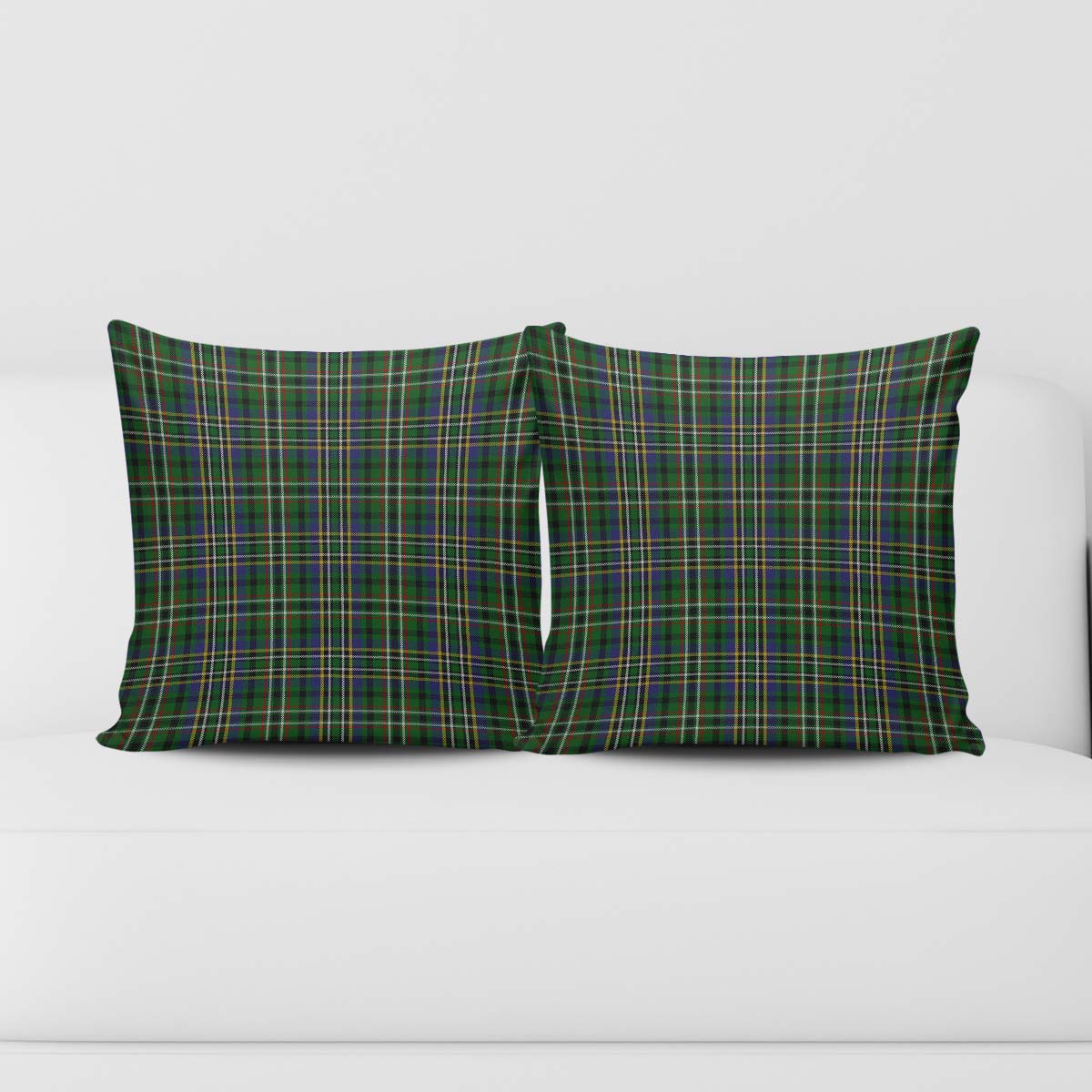 Scott Green Tartan Pillow Cover Square Pillow Cover - Tartanvibesclothing