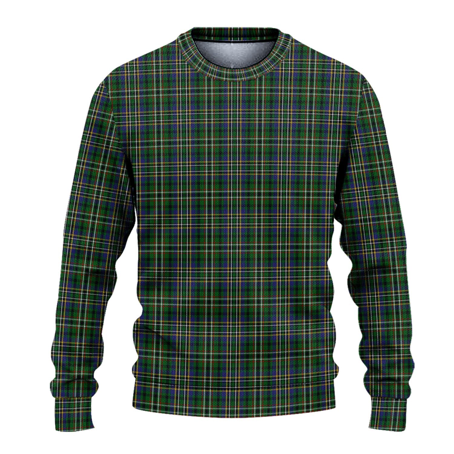 Scott Green Tartan Knitted Sweater - Tartanvibesclothing