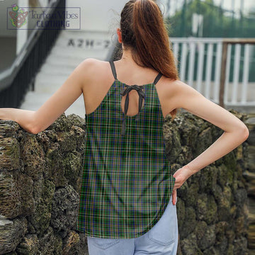 Scott Green Tartan Loose Halter Neck Camisole