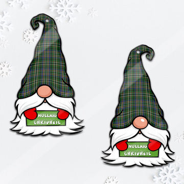 Scott Green Gnome Christmas Ornament with His Tartan Christmas Hat