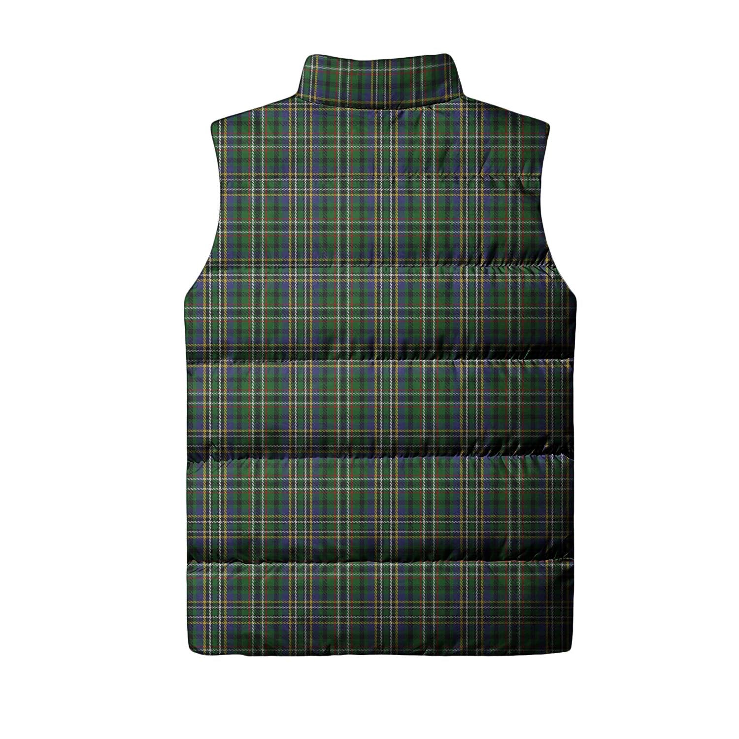 Scott Green Tartan Sleeveless Puffer Jacket - Tartanvibesclothing