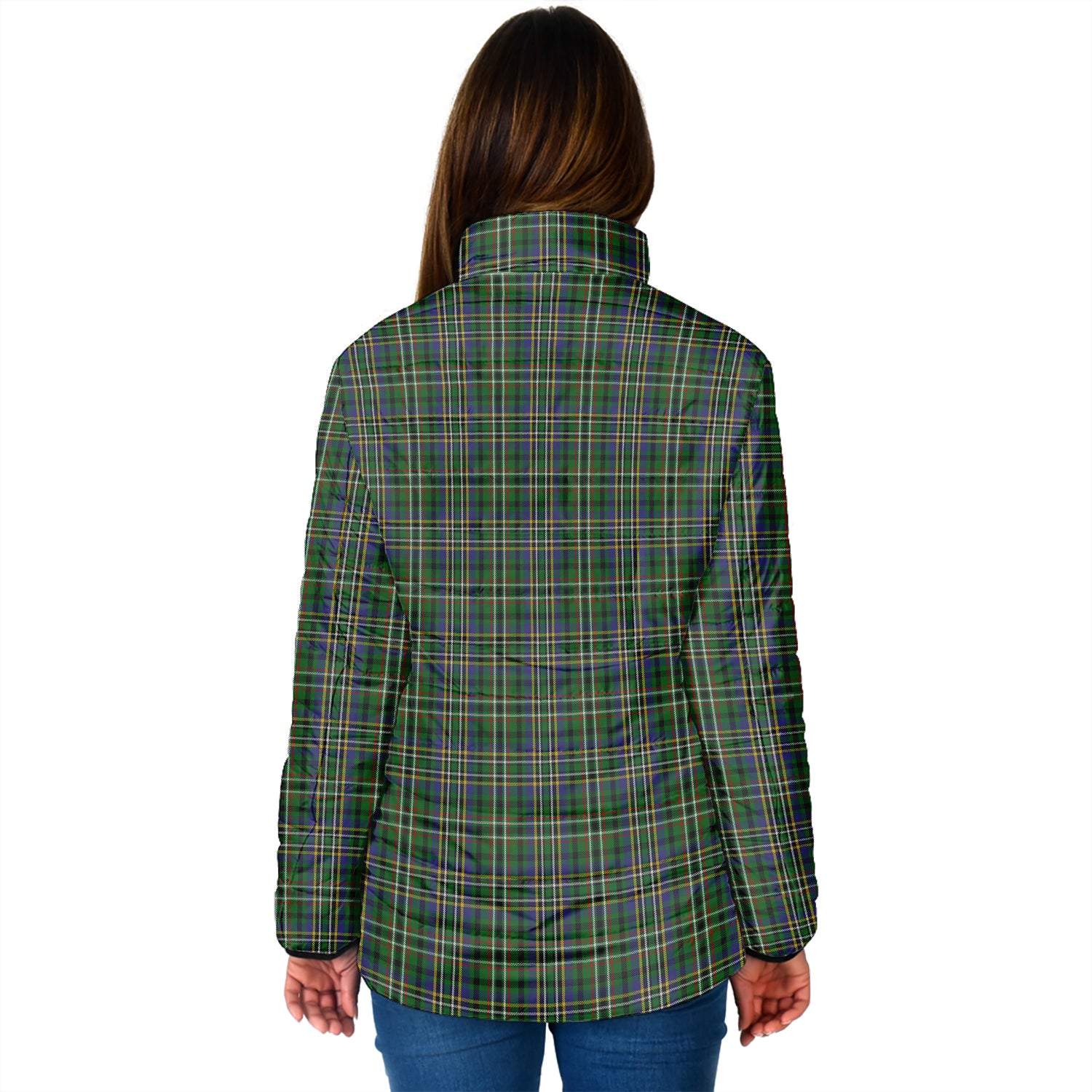 Scott Green Tartan Padded Jacket - Tartan Vibes Clothing