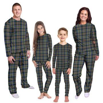 Scott Green Modern Tartan Pajamas Family Set