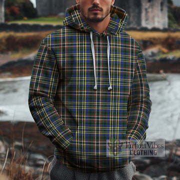 Scott Green Modern Tartan Cotton Hoodie