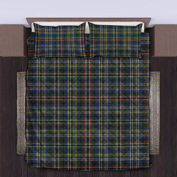 Scott Green Modern Tartan Quilt Bed Set