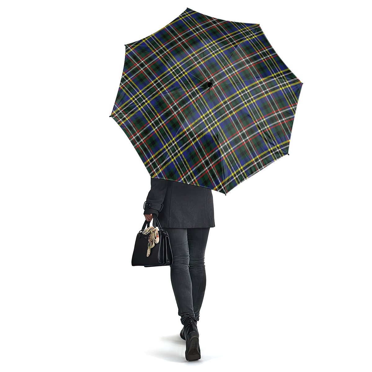 Scott Green Modern Tartan Umbrella One Size - Tartanvibesclothing