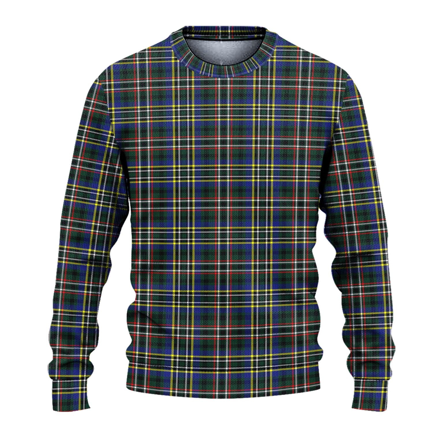 Scott Green Modern Tartan Knitted Sweater - Tartanvibesclothing