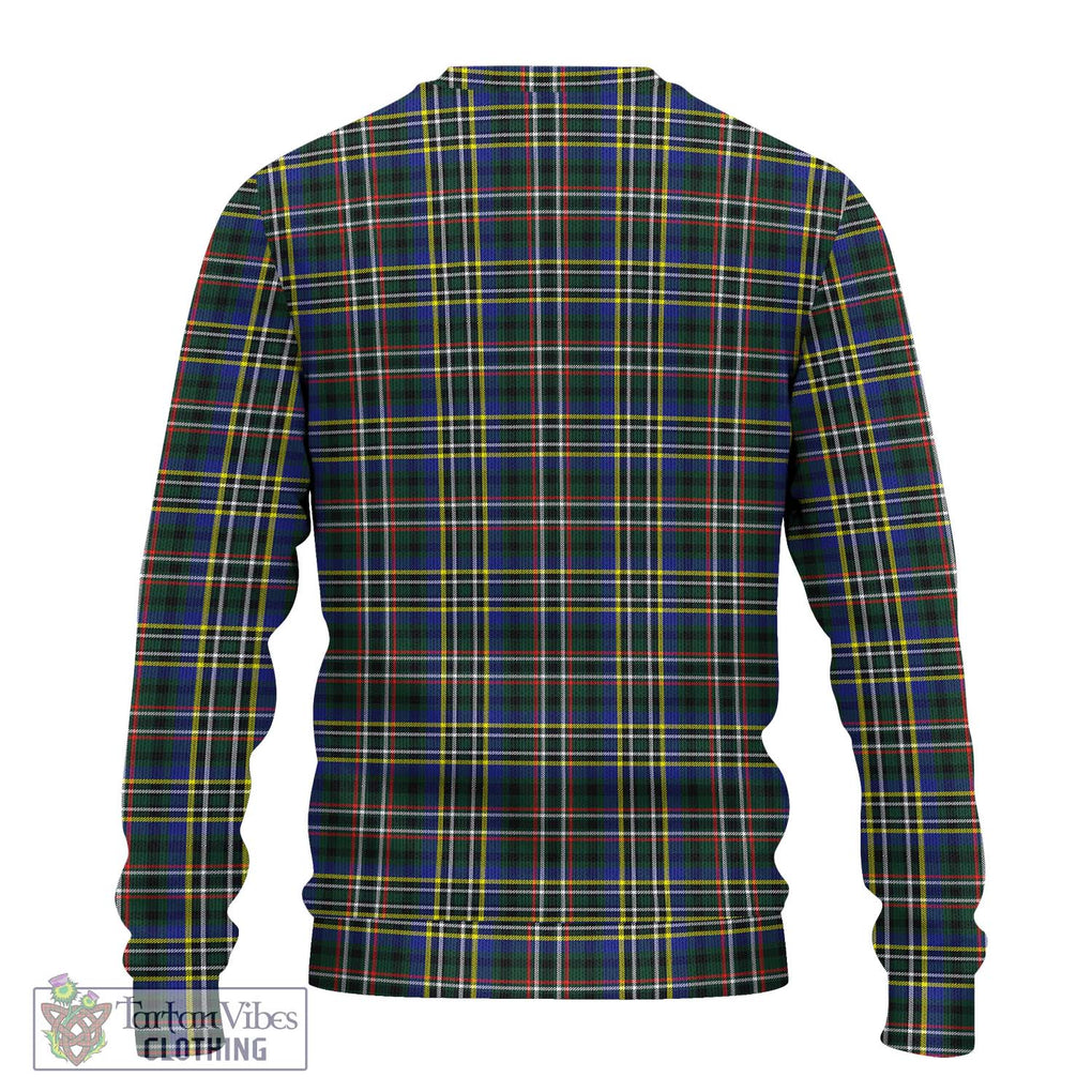 Scott Green Modern Tartan Knitted Sweater with Family Crest DNA In Me Style - Tartanvibesclothing Shop