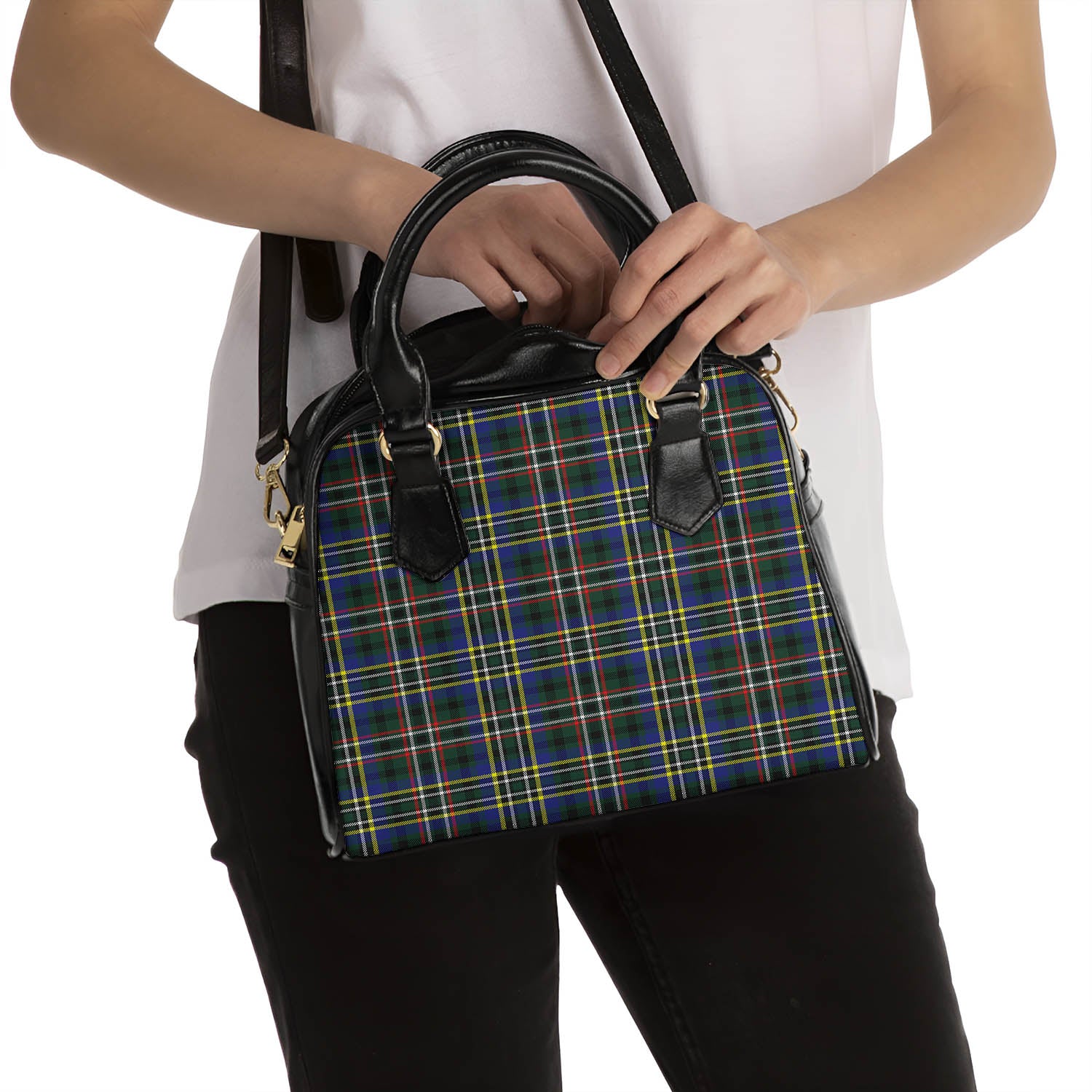 Scott Green Modern Tartan Shoulder Handbags - Tartanvibesclothing