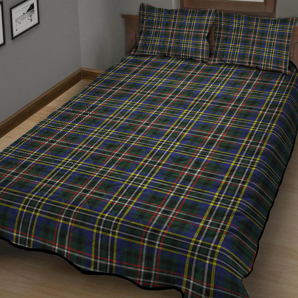 Scott Green Modern Tartan Quilt Bed Set - Tartanvibesclothing Shop