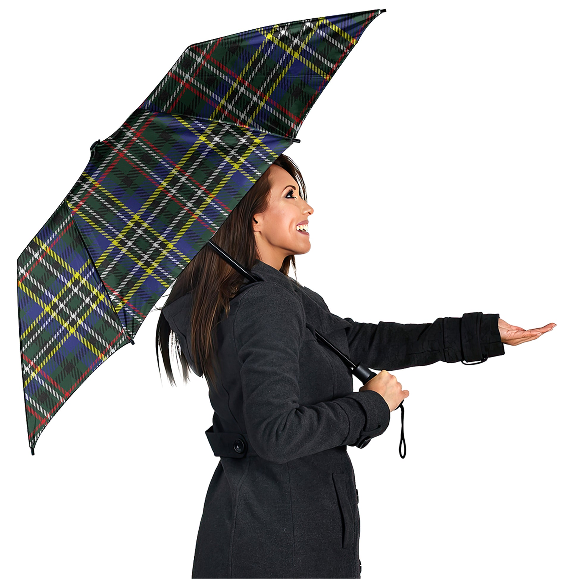 Scott Green Modern Tartan Umbrella - Tartanvibesclothing