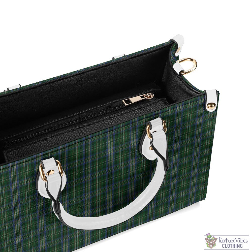 Tartan Vibes Clothing Scott Hunting Tartan Luxury Leather Handbags