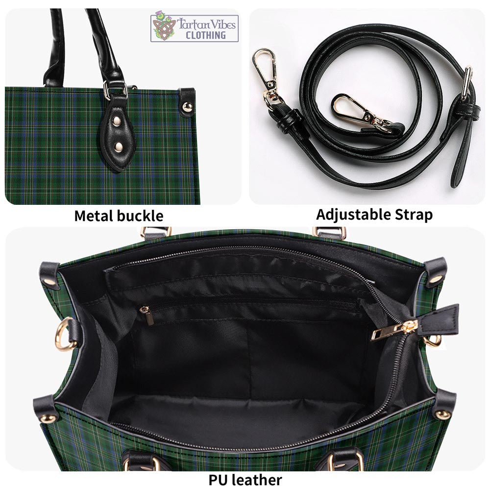 Tartan Vibes Clothing Scott Hunting Tartan Luxury Leather Handbags