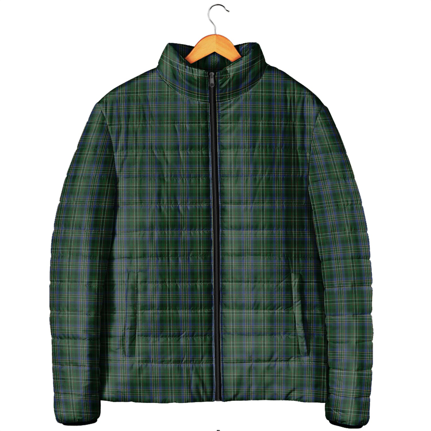 Scott Hunting Tartan Padded Jacket Men's Padded Jacket - Tartan Vibes Clothing