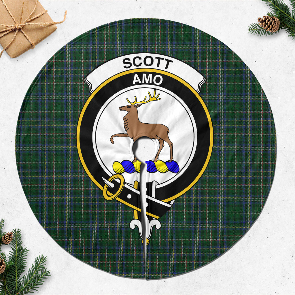 scott-hunting-tartan-christmas-tree-skirt-with-family-crest