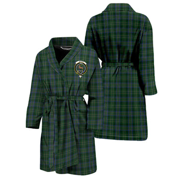 Scott Hunting Tartan Bathrobe with Family Crest