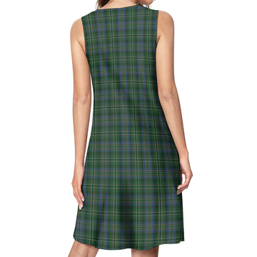 Scott Hunting Tartan Womens Casual Dresses