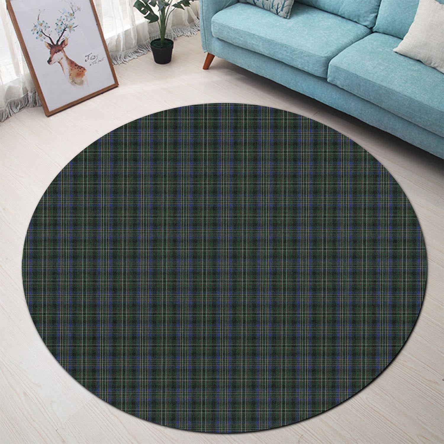 scott-hunting-tartan-round-rug