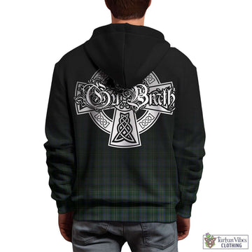 Scott Hunting Tartan Hoodie Featuring Alba Gu Brath Family Crest Celtic Inspired