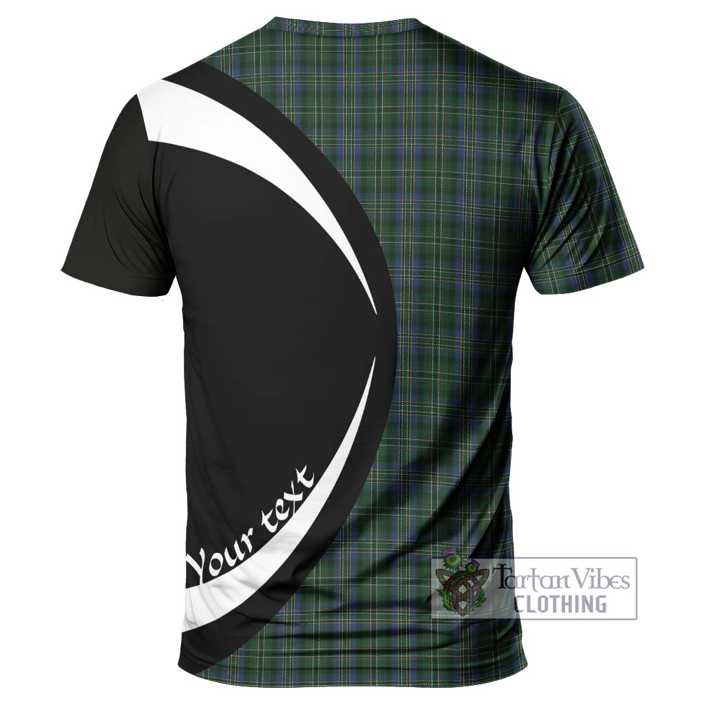 Tartan Vibes Clothing Scott Hunting Tartan T-Shirt with Family Crest Circle Style