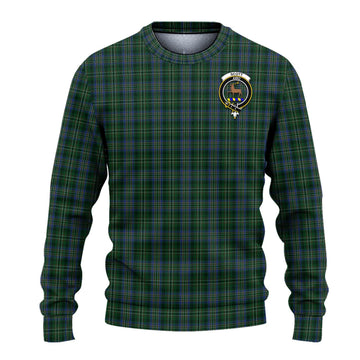 Scott Hunting Tartan Ugly Sweater with Family Crest