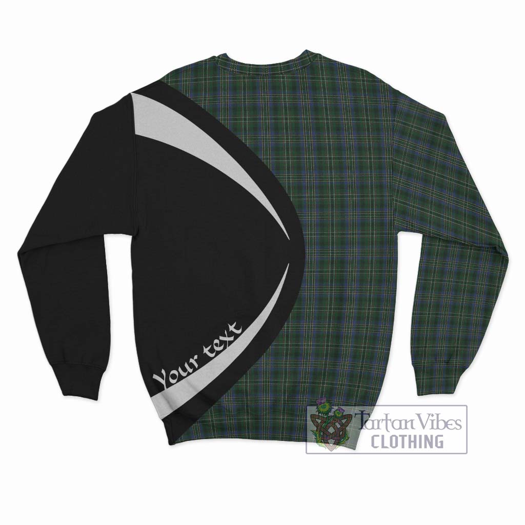 Scott Hunting Tartan Sweatshirt with Family Crest Circle Style - Tartan Vibes Clothing