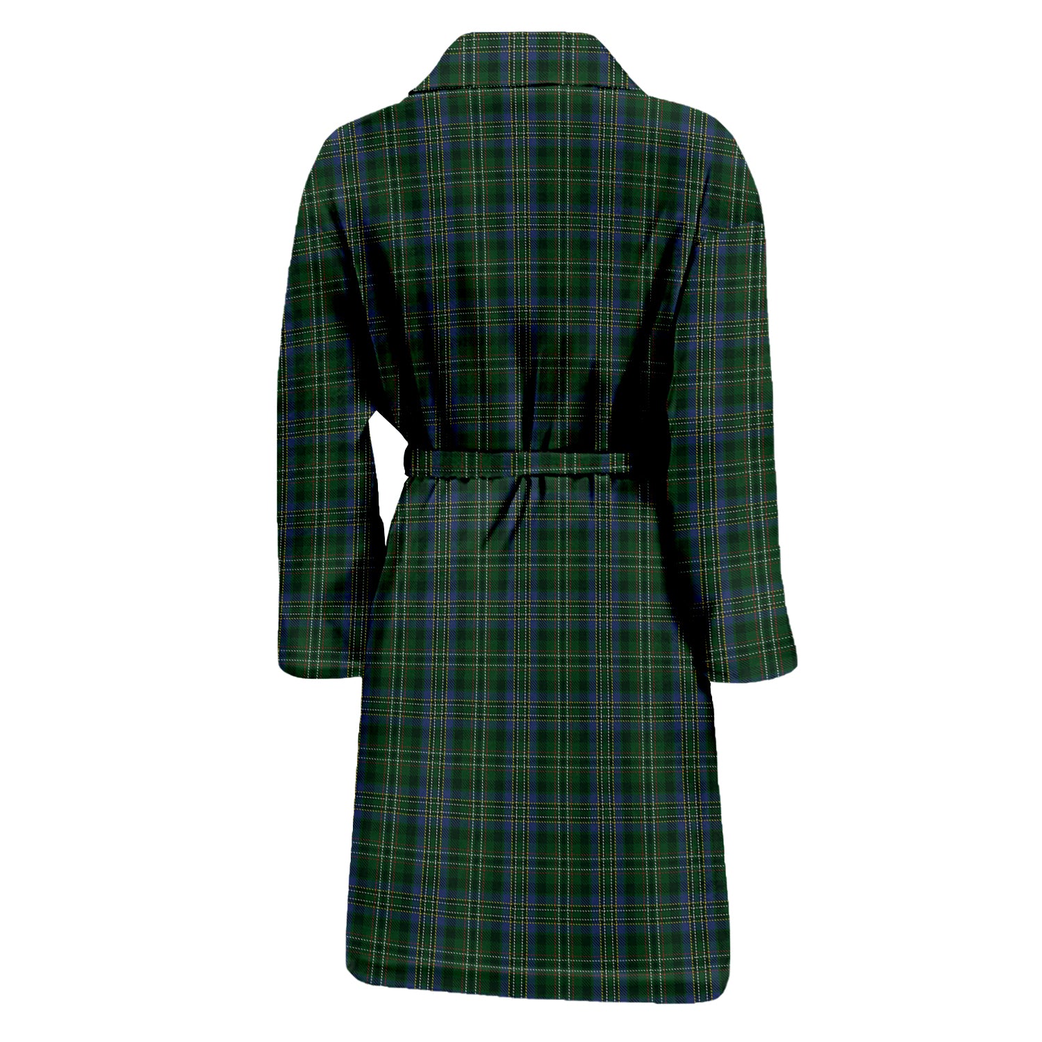 Scott Hunting Tartan Bathrobe with Family Crest - Tartan Vibes Clothing