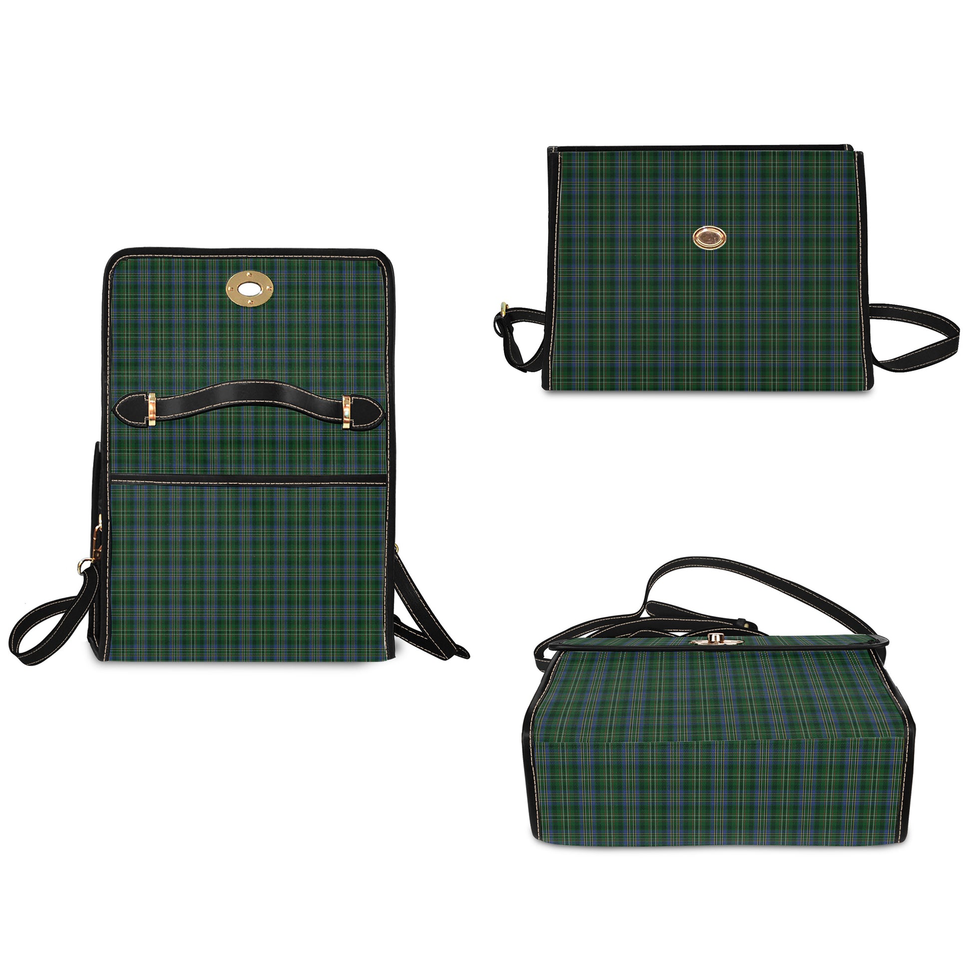 scott-hunting-tartan-leather-strap-waterproof-canvas-bag